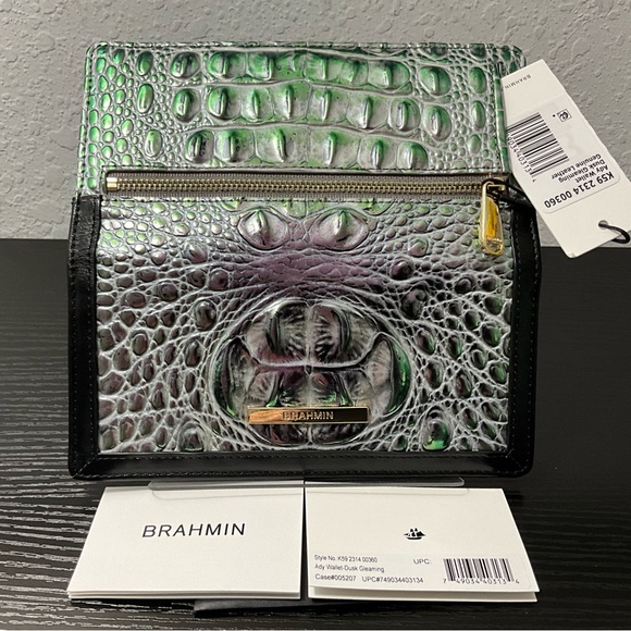 Brahmin Ady DUSK GLEAMING Leather W/Eye Medallion NWT - Picture 8 of 12